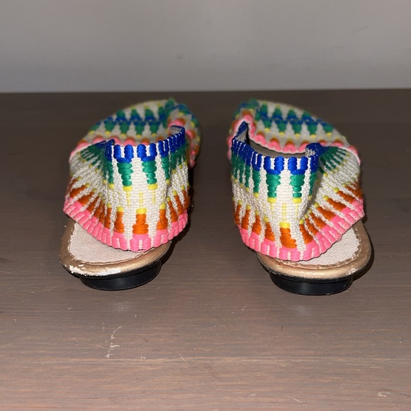 The Children’s Place Boho Textile Flat Mules - Girl’s Size 2.5 - Picture 5 of 10
